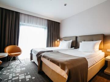 Двухместный номер с 2 отдельными кроватями в Отеле Q Hotel Plus Wrocław